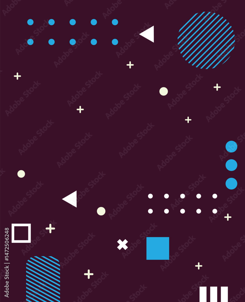 Poster abstract colorful geometric banner background. vector abstract graphic design banner background temp