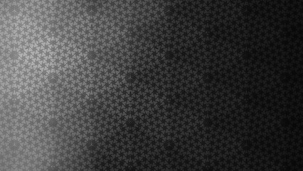 Dark ornamental background with subtle geometric and floral patterns creating a stylish visual design with metallic, steel overtones. Ideal for web design, graphic projects, or decorative purposes