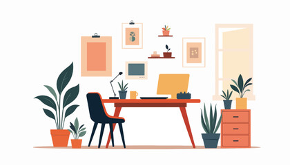 Modern collaborative workspace for designers, creativity and cooperation