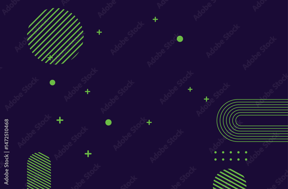 Poster abstract background with geometric shapes. vector illustration in flat style. design element for pos