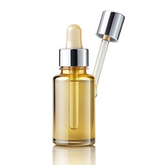 Naklejka premium bottle of perfume isolated on white background. Transparent PNG file available with high quality.