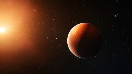 Majestic Mars: A Martian Sunrise