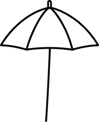 umbrella isolated on white background