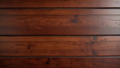 Fototapeta premium Detailed shot of dark brown wooden planks showing texture, ideal for various backgrounds.