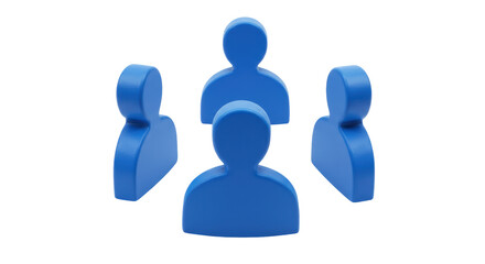 Isolated Group of People Icons