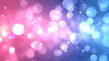 Obraz premium Vibrant Abstract Background with Colorful Bokeh and Light Particles