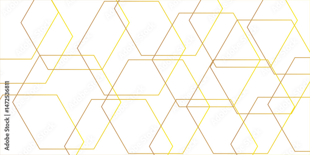 Poster abstract vector hexagons pattern background. geometric simple hexagonal concept technology. geometri