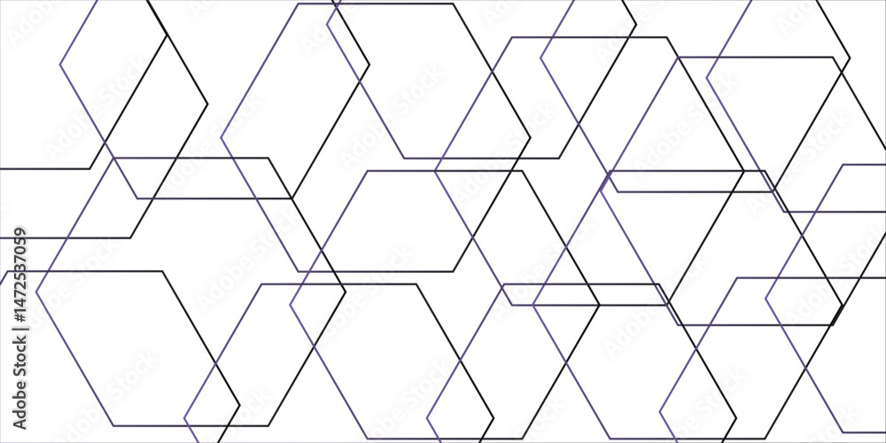 Poster abstract vector hexagons pattern background. geometric simple hexagonal concept technology. geometri