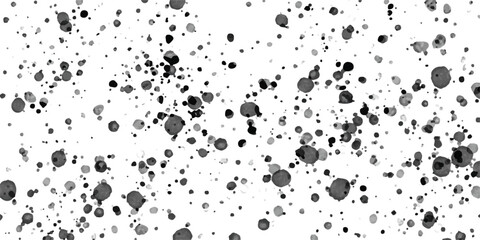 Grunge abstract white charcoal wall Stone concrete texture grungy backdrop background anthracite old. Black spat stains. Splatter collection. Vector illustration.