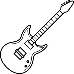 Obraz premium electric guitar isolated on white