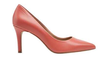 Isolated Pink High Heel Shoe