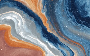 Fototapeta premium Abstract design with fluid, flowing colors.