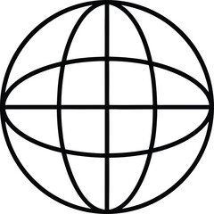globe icon vector illustration