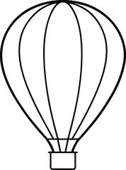 Obraz premium hot air balloon vector illustration