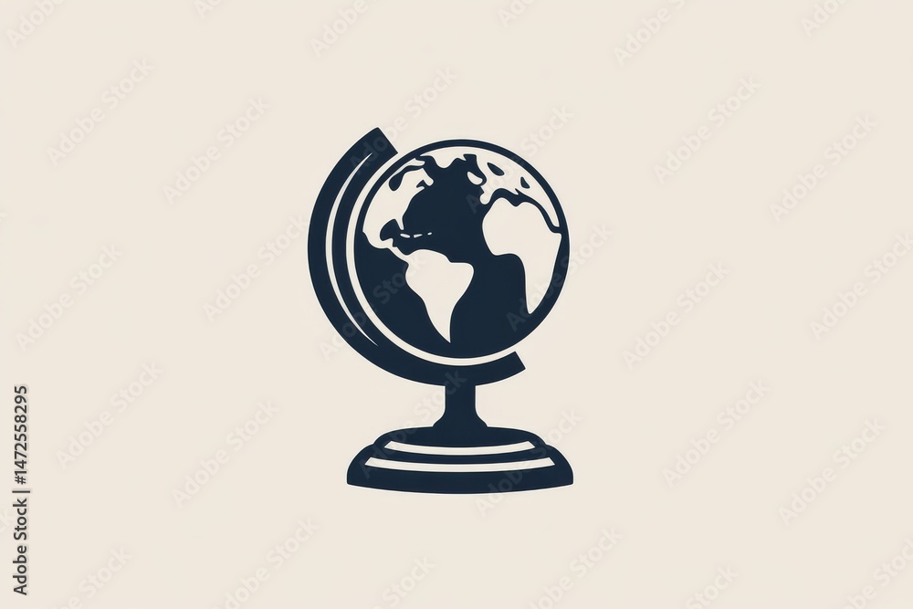 Poster the image displays a globe icon, which graphically represents the concept of global connectivity and