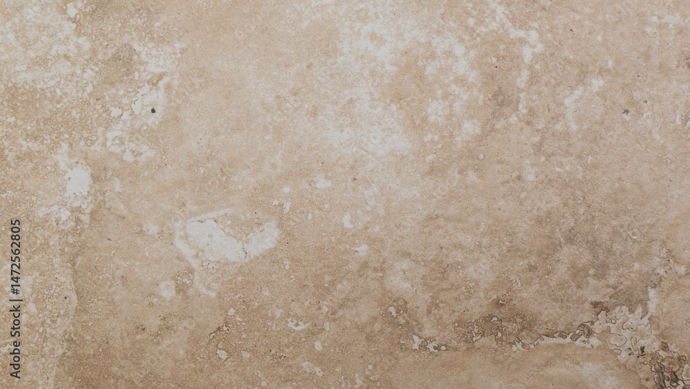 Poster Natural stone texture background with beige color and rough surface for design projects