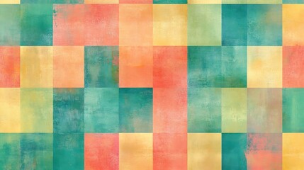 Fototapeta premium Abstract Colorful Square Pattern. (2)