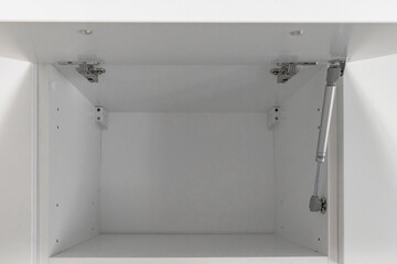 kitchen cabinet with connecting furniture: gas lift, hinges
