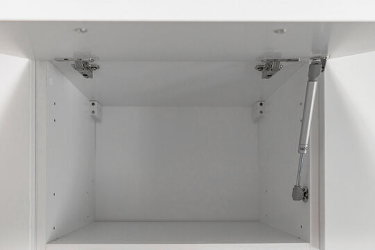 kitchen cabinet with connecting furniture: gas lift, hinges