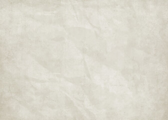 Vintage crumpled neutral paper sheet. Old paper background texture
