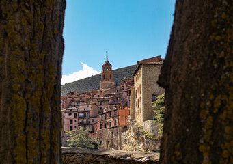 View of the medieval town of Albarracin, Teruel, Spain