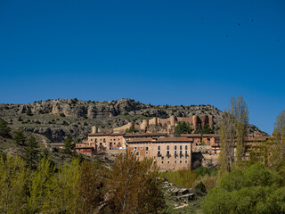 View of the medieval town of Albarracin, Teruel, Spain