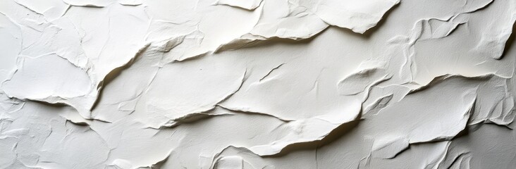 Obraz premium Textured Off White Surface with Cracked Patterns