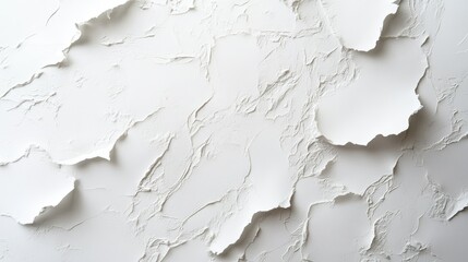 Naklejka premium Textured Peeling White Surface with Gray Background