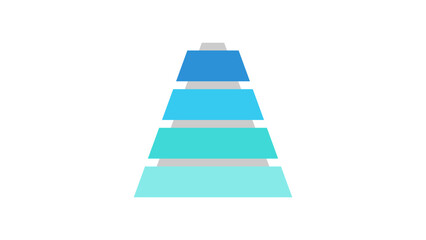 Elemen Infographic Pyramid