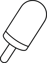 vector illustration of a popsicle