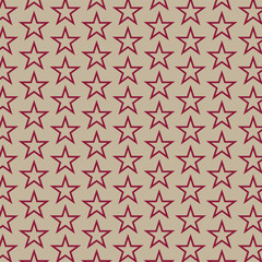  simple abstract maroun colour star stock pattern with begie background