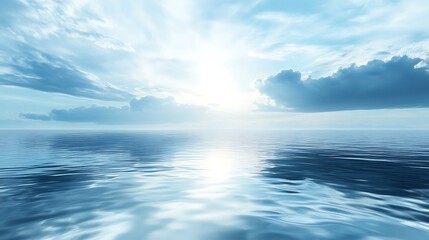 Obraz premium Ocean sky reflection