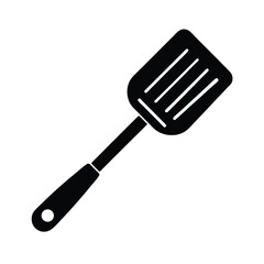 black plastic spatula