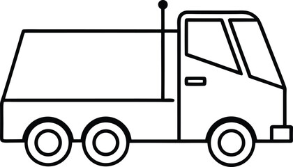 street sweeper vehicle vector illustration