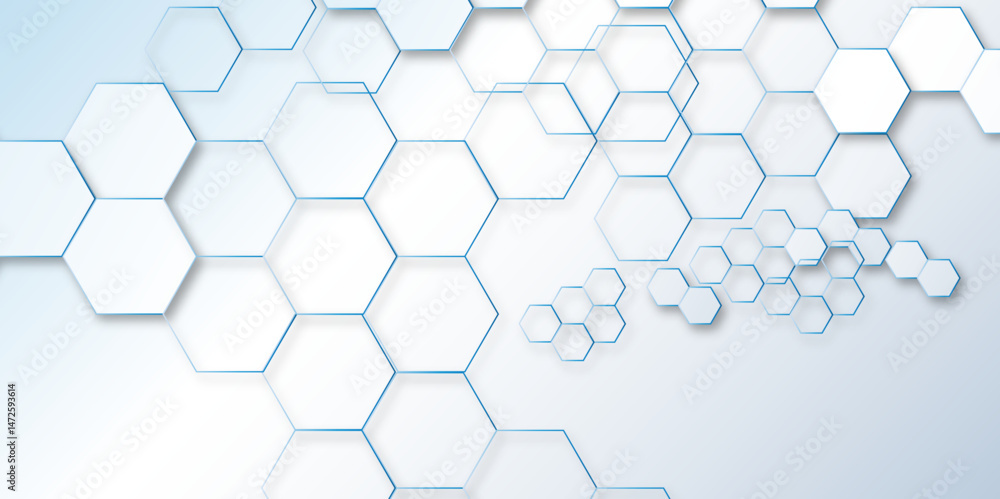 Poster abstract geometric water color hexagon background. vector. geometric pattern with gradient seamless 
