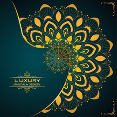 Traditional mandala with luxury ornamental shape | Floral template for card, cover, business, packaging, greeting, decoration | Creative mandala with curve line