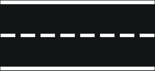  road icon in black style isolated on white background