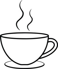 cup of coffee icon vector illustration
