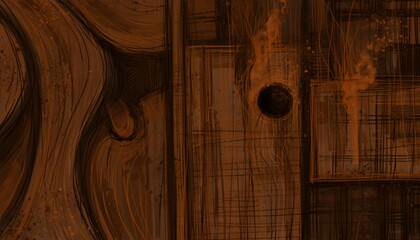 Abstract image for printing - digital painting. The picture is painted by hand on a tablet.
