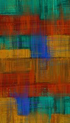 Abstract image for printing - digital painting. The picture is painted by hand on a tablet.