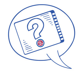 Question Mark Icon Message Box for Decision Prompt