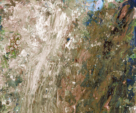 farben &ouml;lfarben acryl abstrakt malerei pastos transparent dick spachtel bunt farbig herbstfarben braun sepia