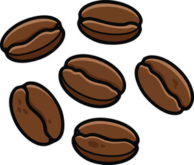 Coffee Beans Roasted Fresh Aromatic