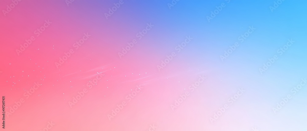 Poster abstract gradient background blending pastel pink and blue colors creating a soft seamless transitio