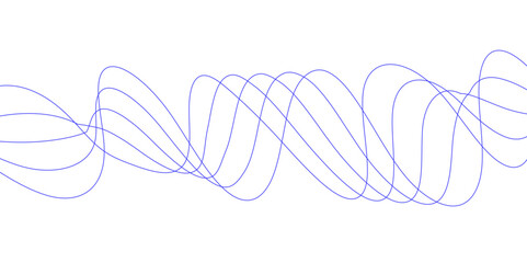 Abstract blue background with a glowing abstract waves. Abstract wave element for design. Digital frequency track equalizer, Futuristic background design. Long exposure, Light painting photography.