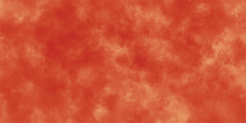 Misty Red Pigment Formations Floating Through a Water-Stained Canvas

