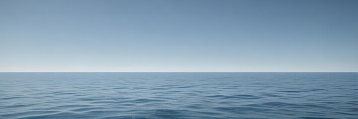 Obraz premium Soft, dreamy light blue gradient, resembling a calm sea , peaceful, nature