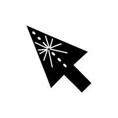 creative details Click cursor icon Vector Illustration