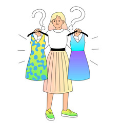 Fashion Dilemma Choosing Between Two Gorgeous Dresses for Various Occasions Ahead