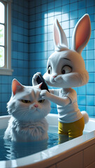 white cat 